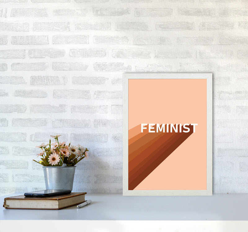 Feminist Art Print by Essentially Nomadic A3 Oak Frame