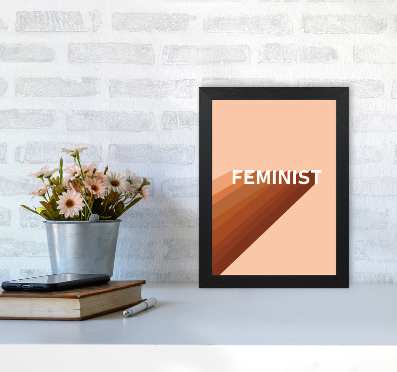 Feminist Art Print by Essentially Nomadic A4 White Frame
