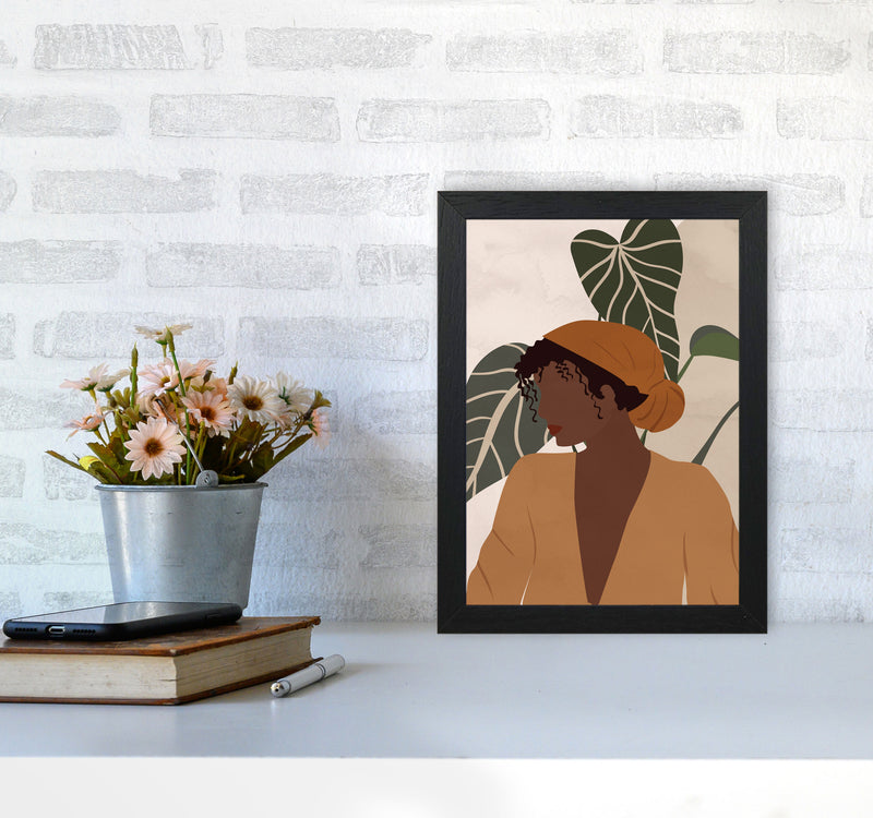 Girl Woman Ethnic Boho Art Print by Essentially Nomadic A4 White Frame