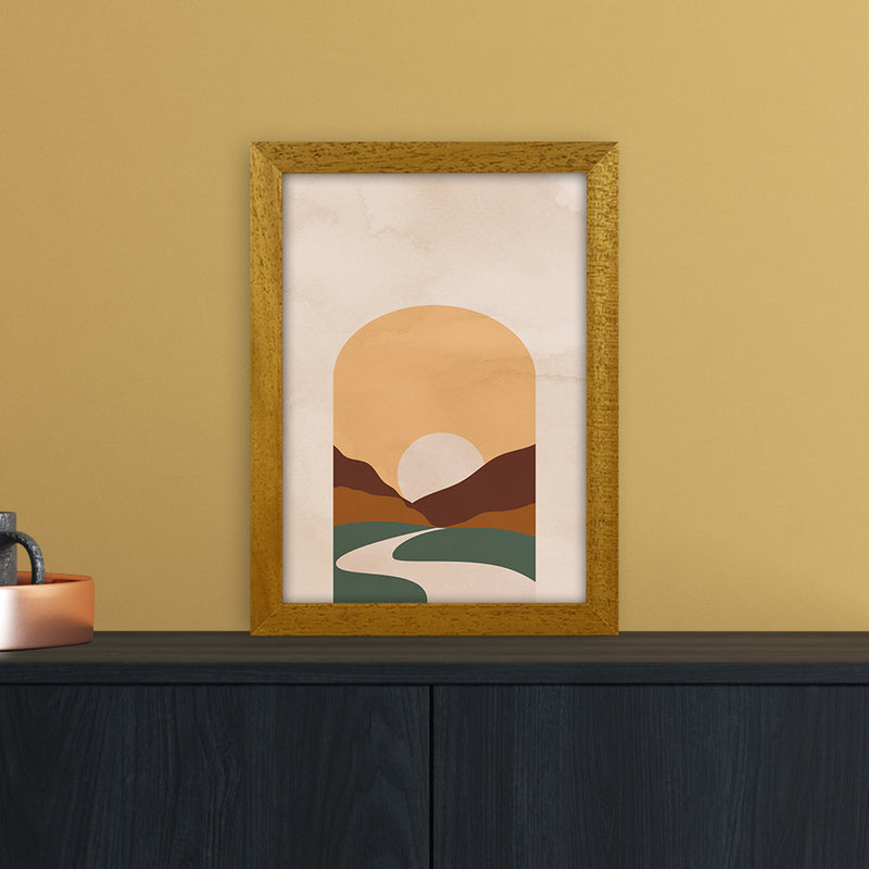 Road Sunset Art Print by Essentially Nomadic A4 Print Only