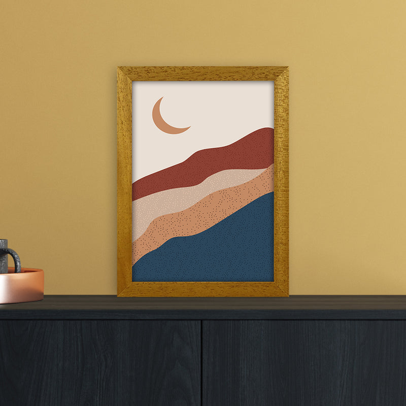 Moon Mountain Art Print by Essentially Nomadic A4 Print Only