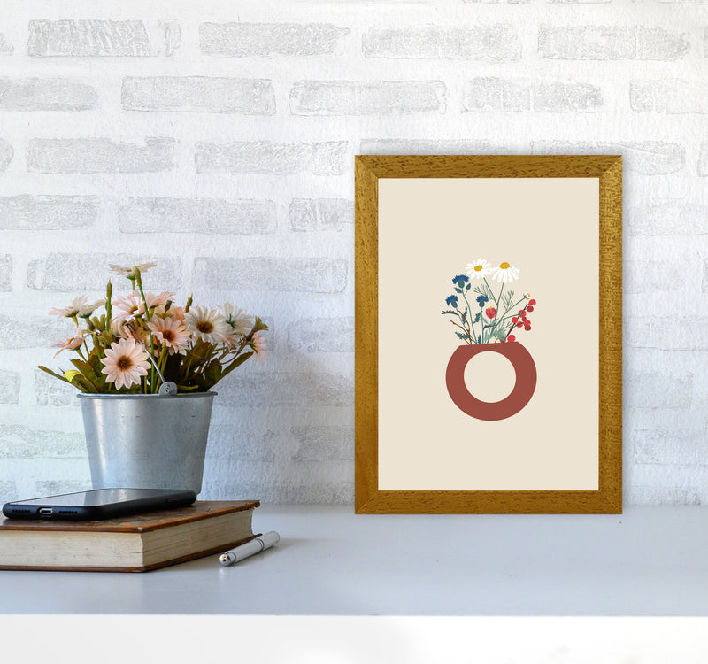 Vase With Flowers Art Print by Essentially Nomadic A4 Print Only