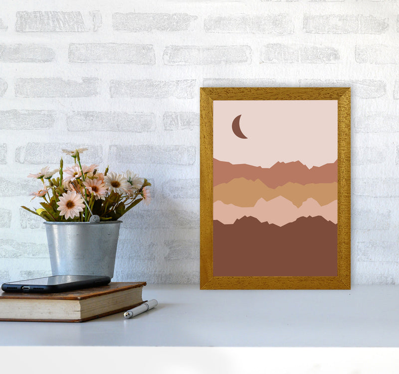 Mountain Moon Art Print by Essentially Nomadic A4 Print Only