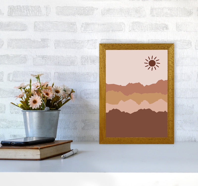 Mountain Sun Art Print by Essentially Nomadic A4 Print Only