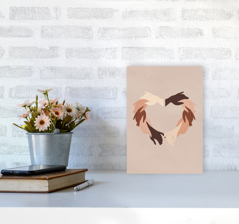 Hands Art Print by Essentially Nomadic A4 Black Frame