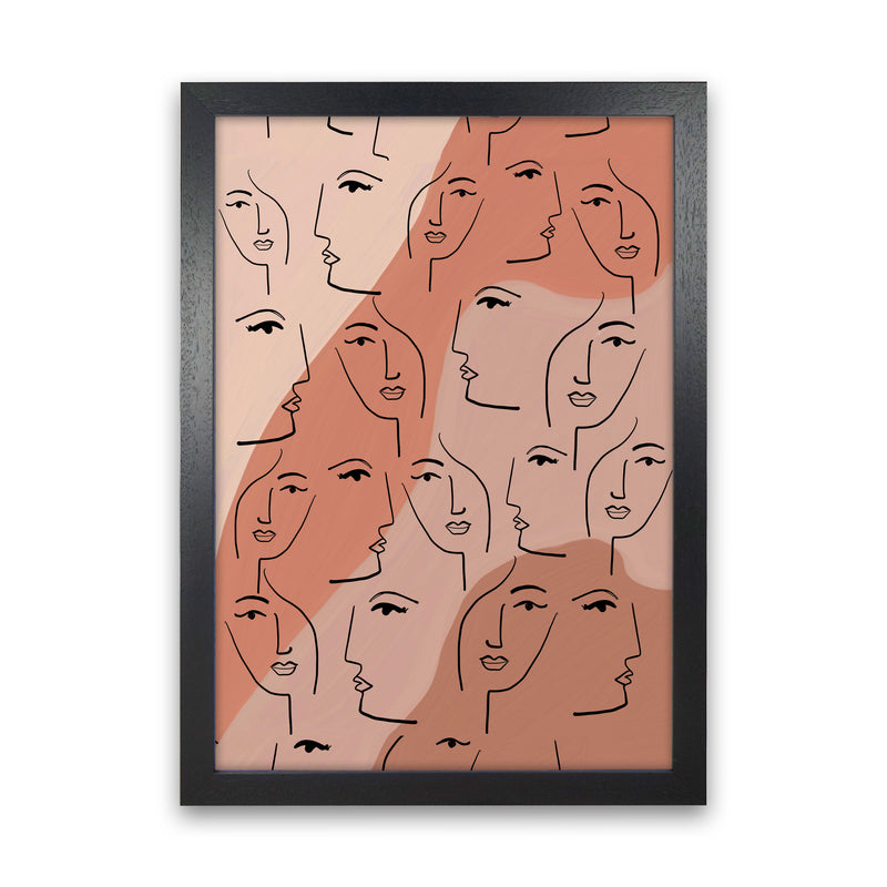 Faces Art Print by Essentially Nomadic Black Grain