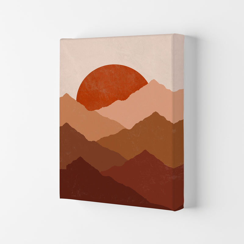 Mountain Sunset Art Print by Essentially Nomadic Canvas