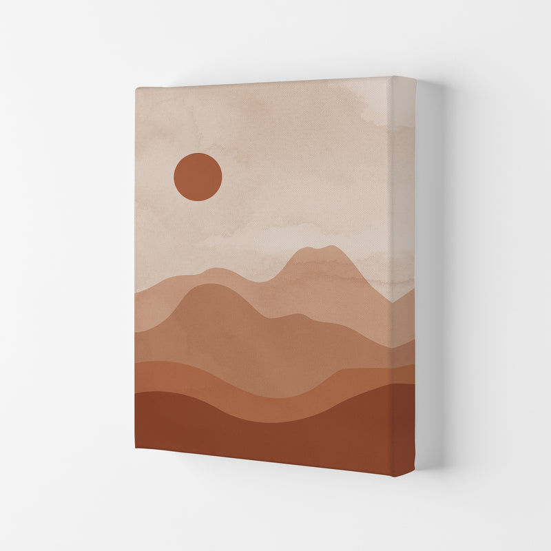 Mountain Landscapesun Art Print by Essentially Nomadic Canvas