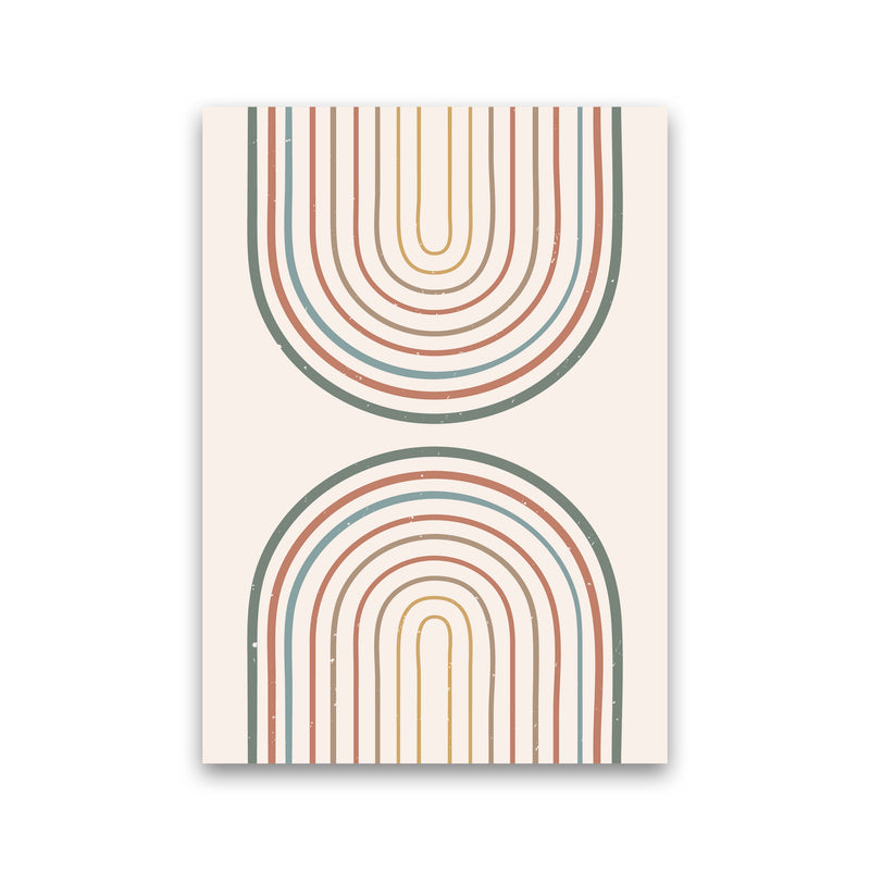 Mid Century Rainbow Art Print by Essentially Nomadic Print Only