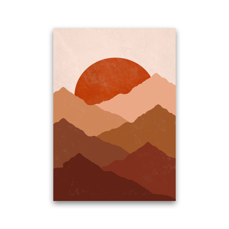 Mountain Sunset Art Print by Essentially Nomadic Print Only