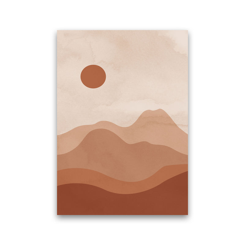 Mountain Landscapesun Art Print by Essentially Nomadic Print Only