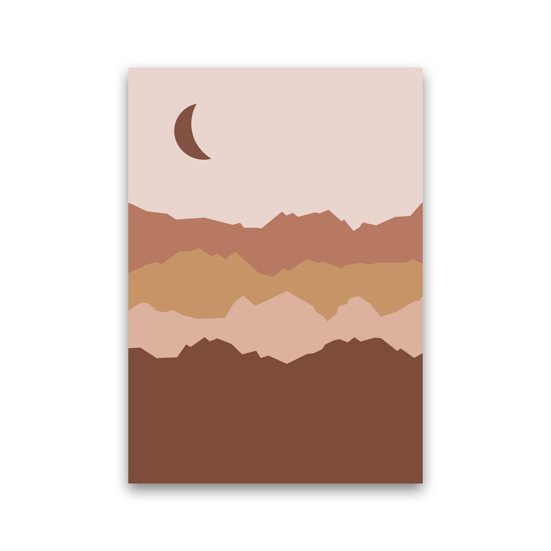 Mountain Moon Art Print by Essentially Nomadic Print Only