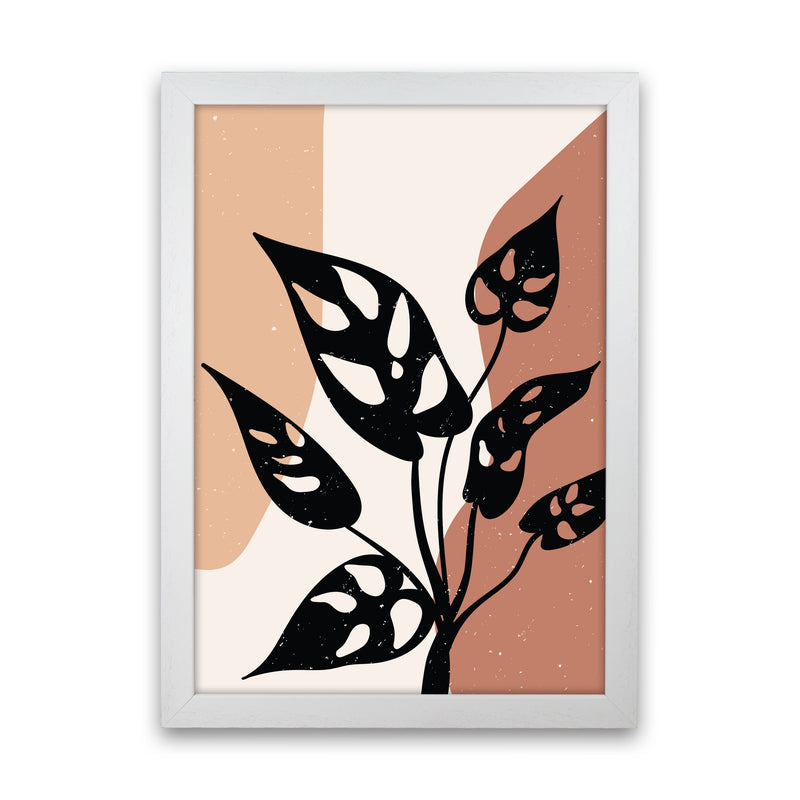 Abstract Botanical Art Print by Essentially Nomadic White Grain
