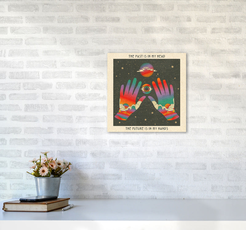 My Hands Final For Print Art Print by Inktally4040 Black Frame