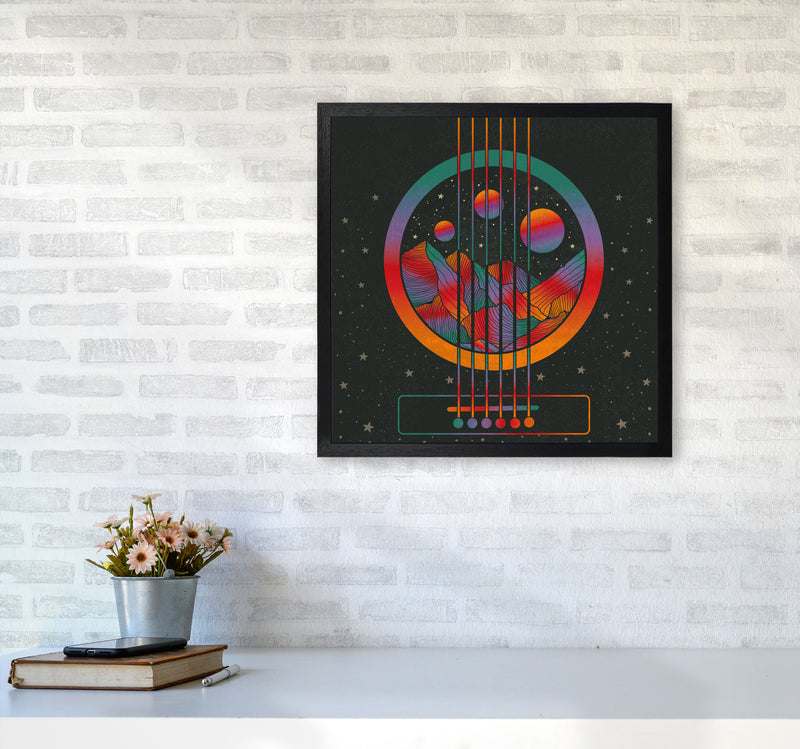 Music Transports My Soul Art Print by Inktally5050 White Frame