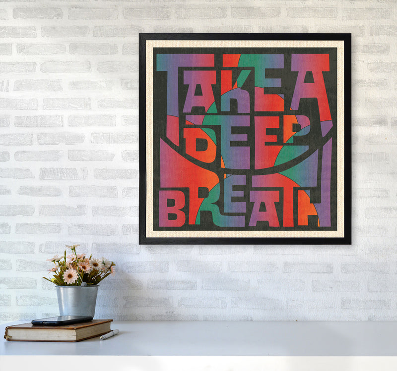 Deep Breath Final Art Print by Inktally6060 White Frame