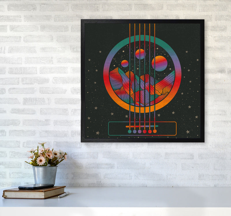 Music Transports My Soul Art Print by Inktally6060 White Frame