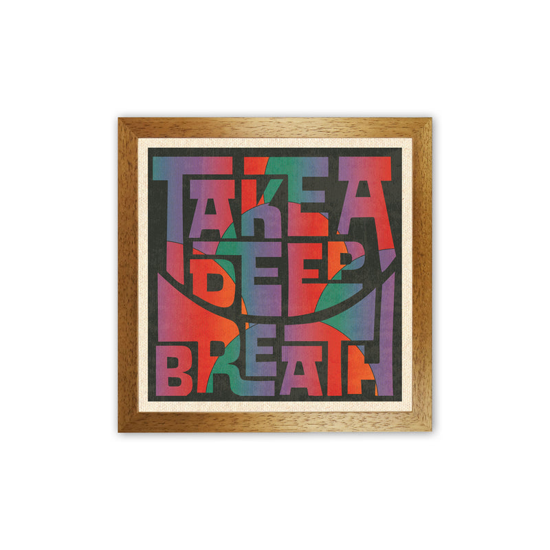 Deep Breath Final Art Print by Inktally Oak Grain