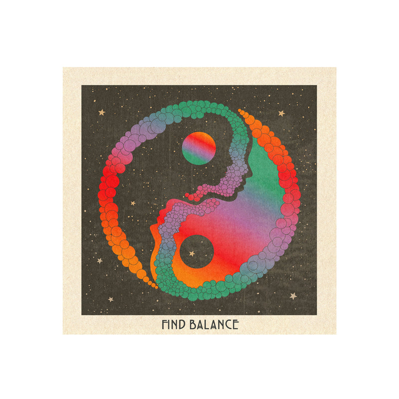 Find Balance Art Print by Inktally Print Only