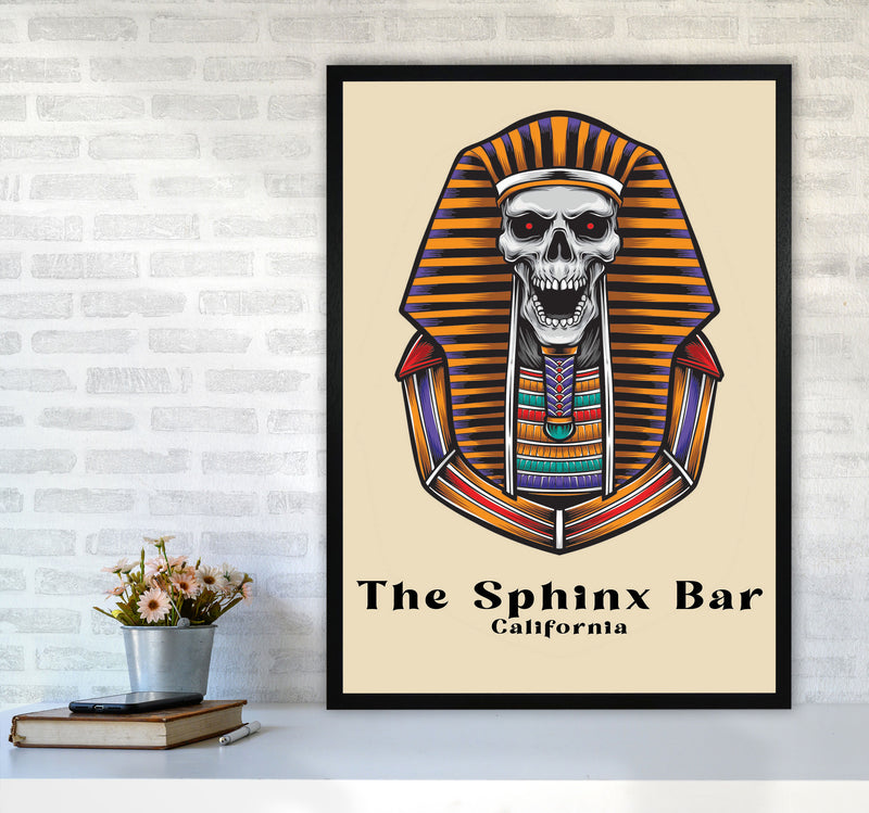 See You At The Sphinx Art Print by Jason Stanley A1 White Frame