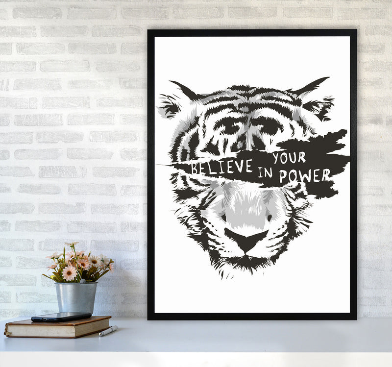 Believe In Your Power Art Print by Jason Stanley A1 White Frame