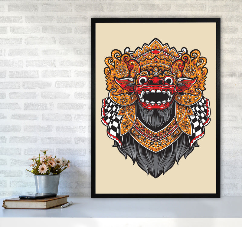 Balinese Mythology Art Print by Jason Stanley A1 White Frame