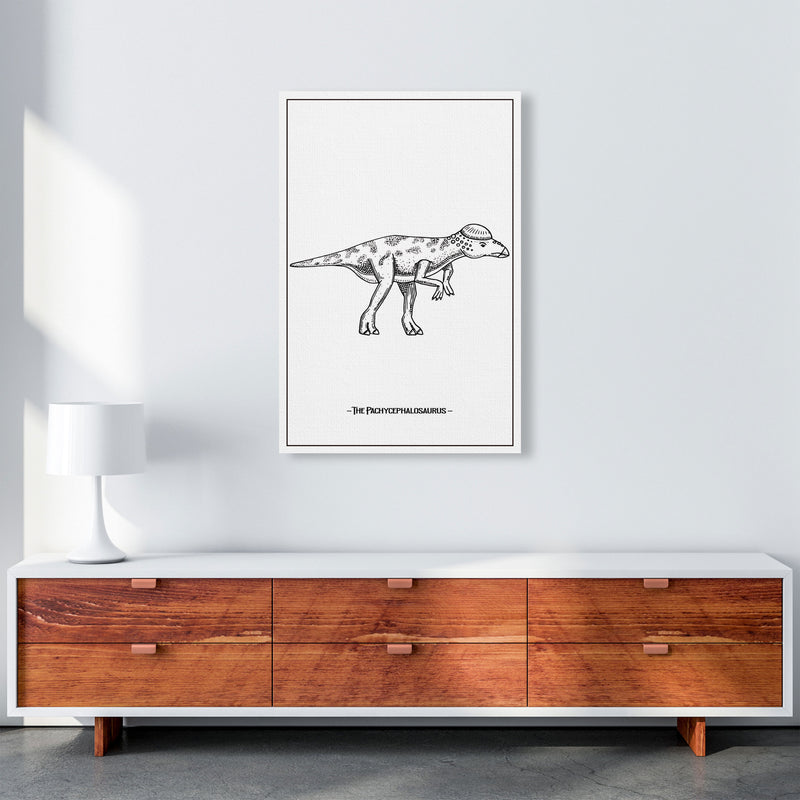 The Pachycephalosaurus Art Print by Jason Stanley A1 Canvas
