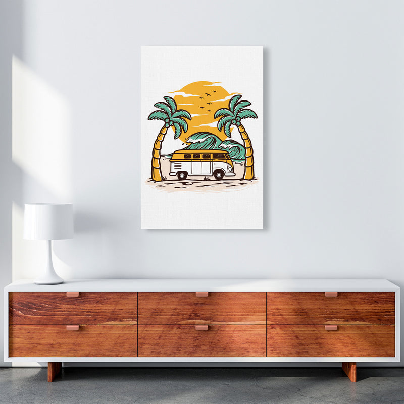 Between Two Palms Art Print by Jason Stanley A1 Canvas