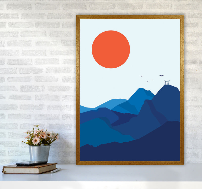 Japanese Mountain Sunrise Art Print by Jason Stanley A1 Print Only