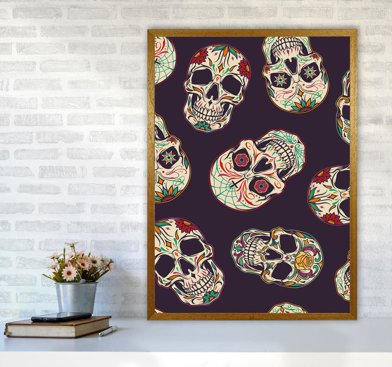 Day Of The Dead Skulls Art Print by Jason Stanley A1 Print Only