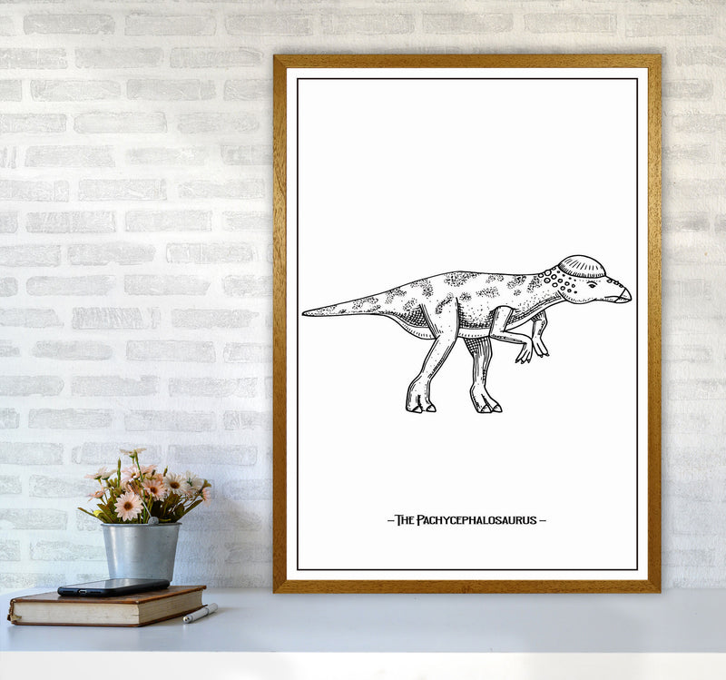The Pachycephalosaurus Art Print by Jason Stanley A1 Print Only
