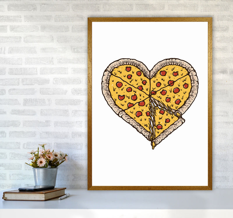 I Love Pizza Art Print by Jason Stanley A1 Print Only