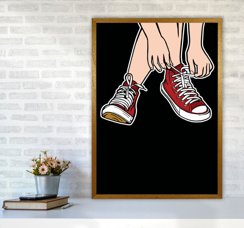 Tie Your Shoe Laces Art Print by Jason Stanley A1 Print Only