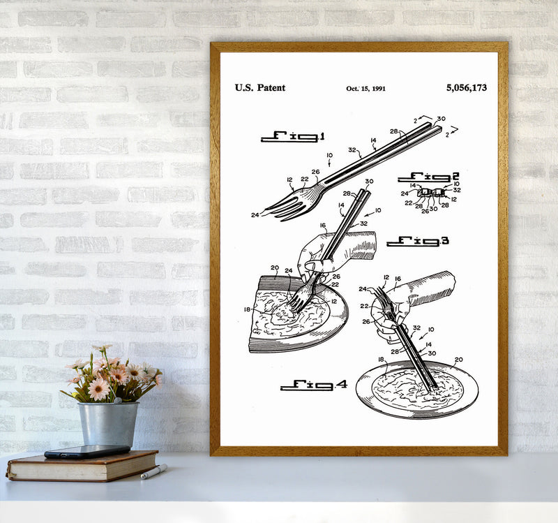 Fork Patent Art Print by Jason Stanley A1 Print Only