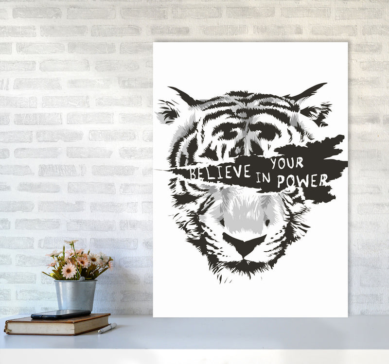 Believe In Your Power Art Print by Jason Stanley A1 Black Frame