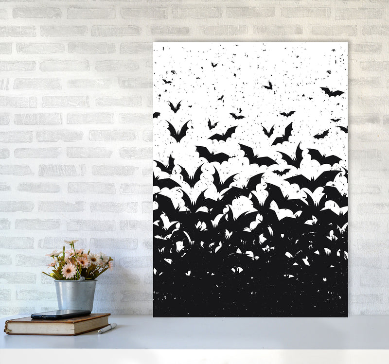 Look At All These Bats Art Print by Jason Stanley A1 Black Frame
