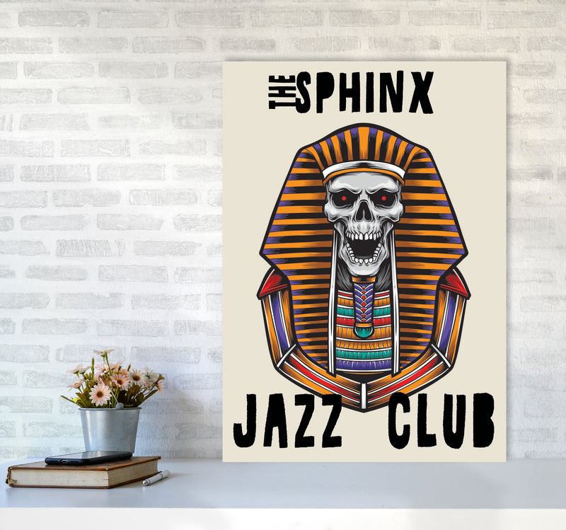 The Sphinx Jazz Club Art Print by Jason Stanley A1 Black Frame
