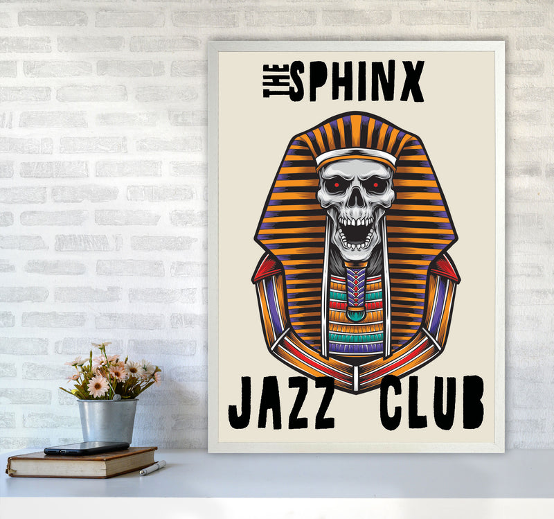 The Sphinx Jazz Club Art Print by Jason Stanley A1 Oak Frame