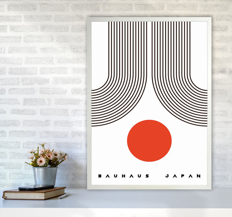 Bauhaus Japan Art Print by Jason Stanley A1 Oak Frame