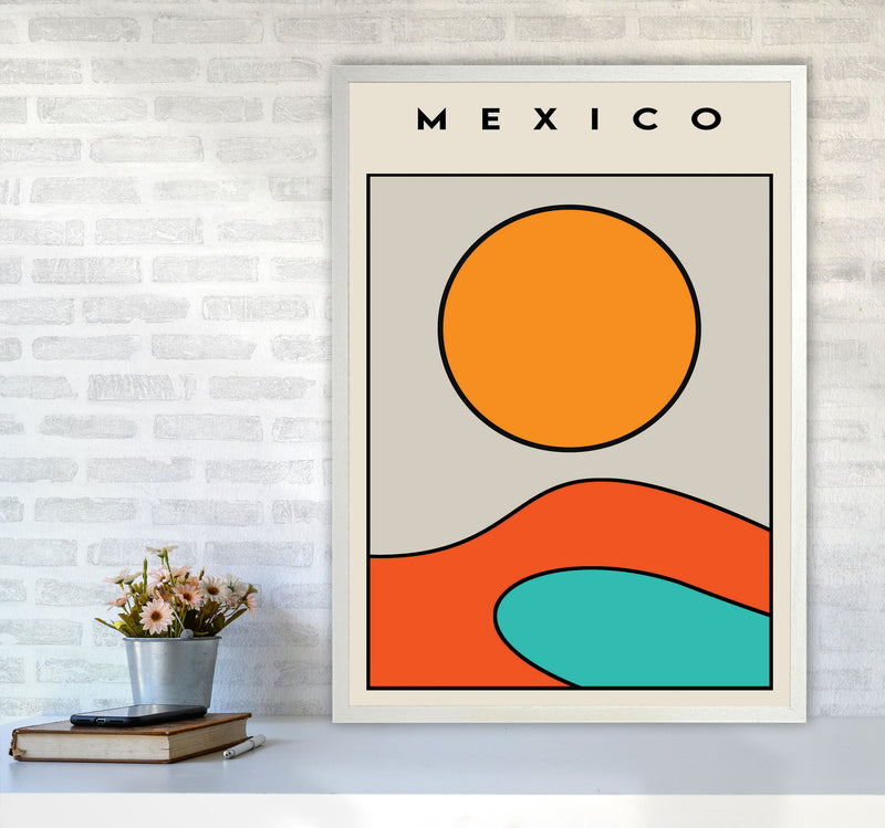 Mexico Vibe Art Print by Jason Stanley A1 Oak Frame