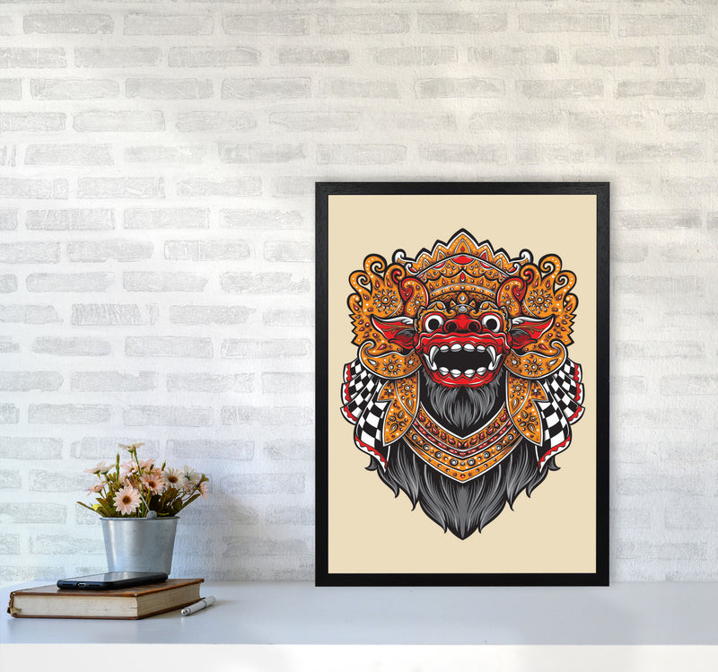 Balinese Mythology Art Print by Jason Stanley A2 White Frame