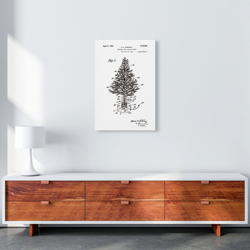 Christmas Tree Patent Art Print by Jason Stanley A2 Canvas