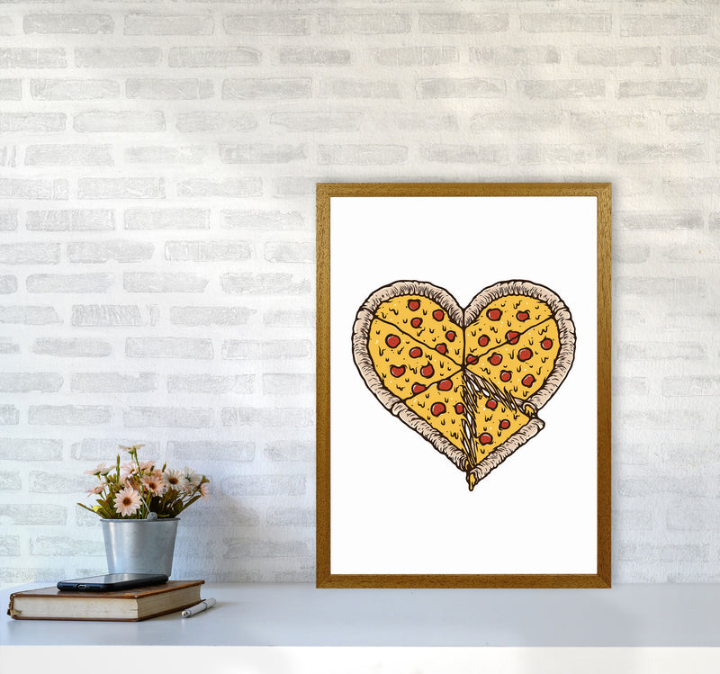 I Love Pizza Art Print by Jason Stanley A2 Print Only