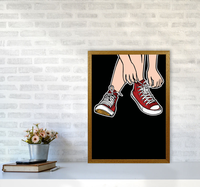 Tie Your Shoe Laces Art Print by Jason Stanley A2 Print Only