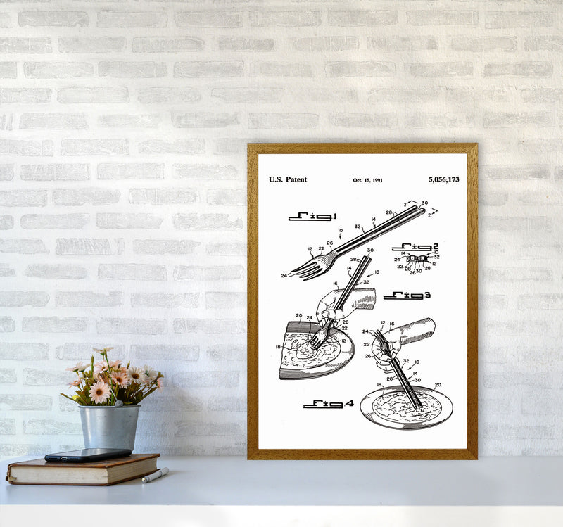 Fork Patent Art Print by Jason Stanley A2 Print Only