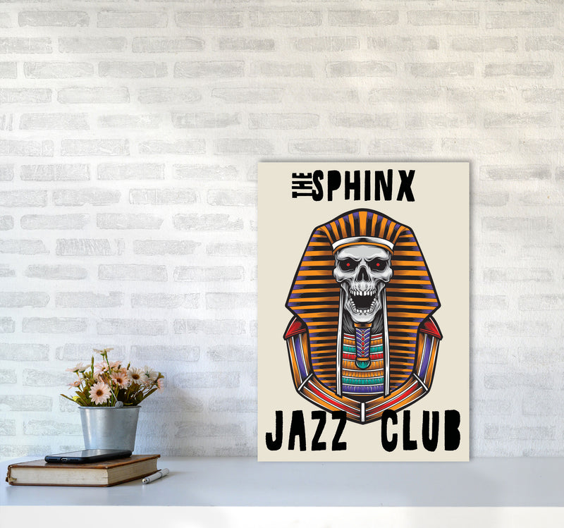 The Sphinx Jazz Club Art Print by Jason Stanley A2 Black Frame