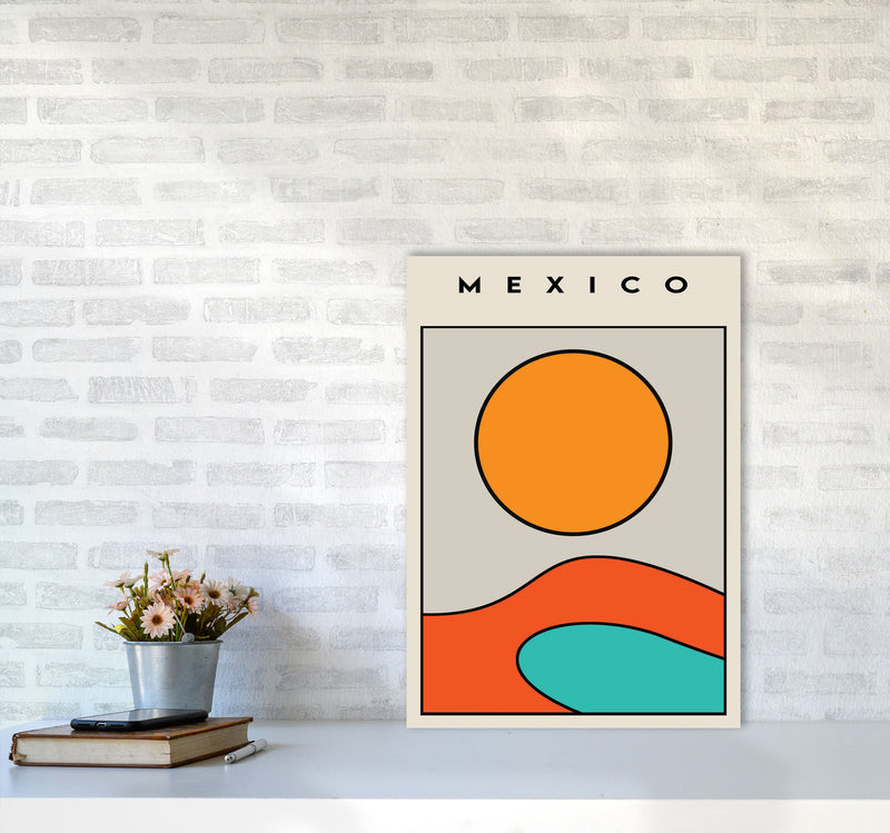 Mexico Vibe Art Print by Jason Stanley A2 Black Frame