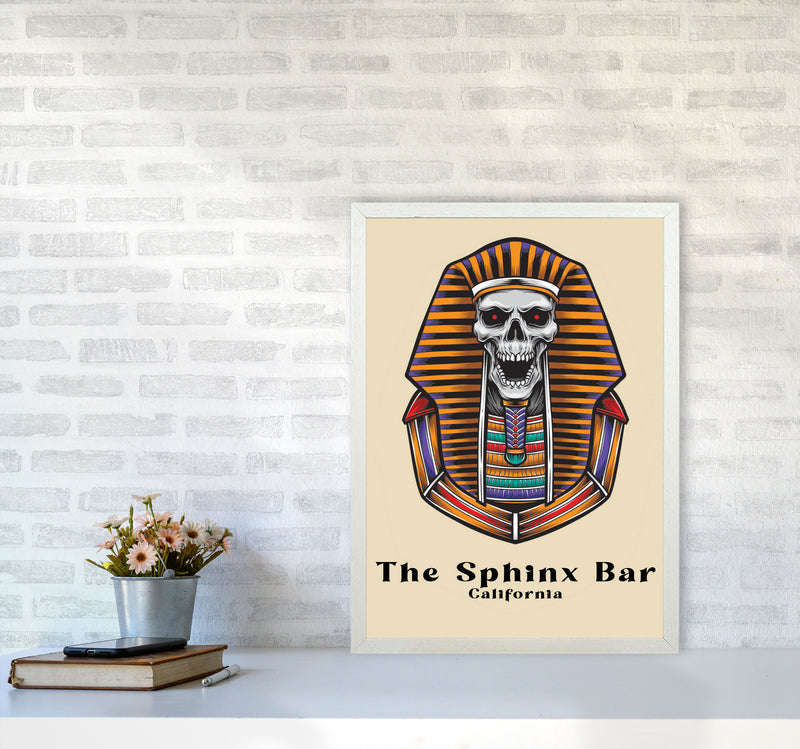 See You At The Sphinx Art Print by Jason Stanley A2 Oak Frame