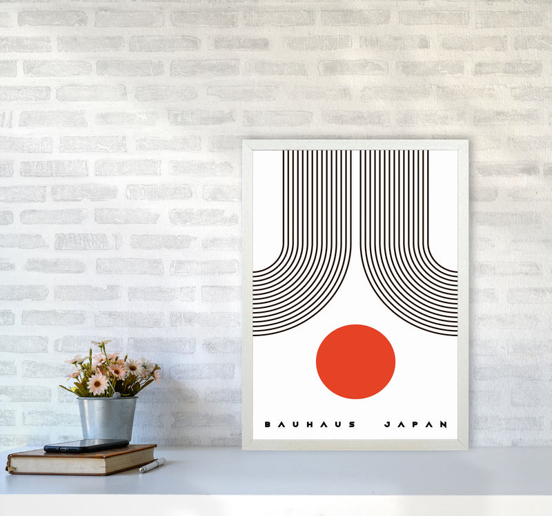 Bauhaus Japan Art Print by Jason Stanley A2 Oak Frame