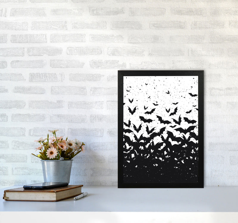 Look At All These Bats Art Print by Jason Stanley A3 White Frame